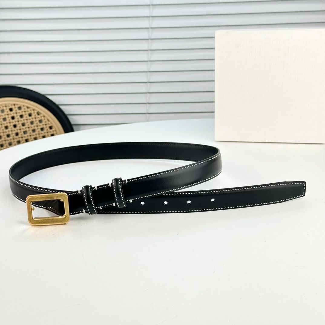 Men Formal Wear Modern - Sabuk Gesper Otomatis Hitam Perak Modern