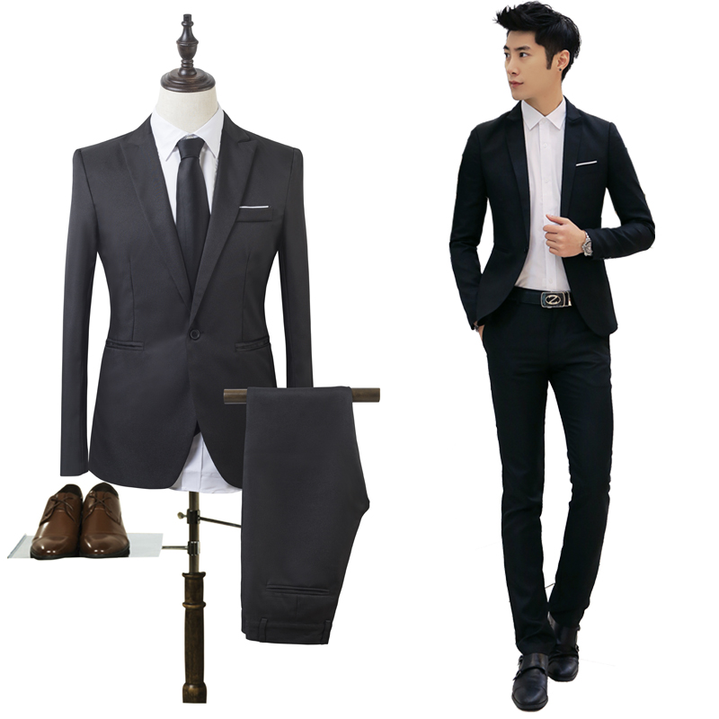 Men Formal Wear Clothes - Setelan Jas Bisnis Kasual untuk Pria,