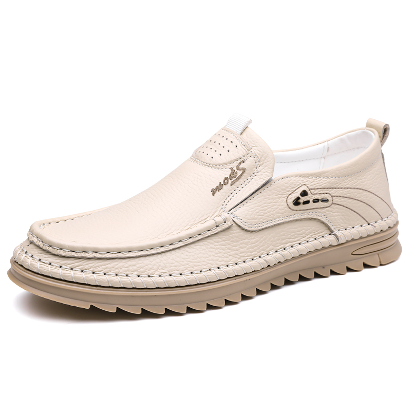 Men Formal Wear With Sneakers - Sepatu Kulit Sapi Asli Lapis Pertama
