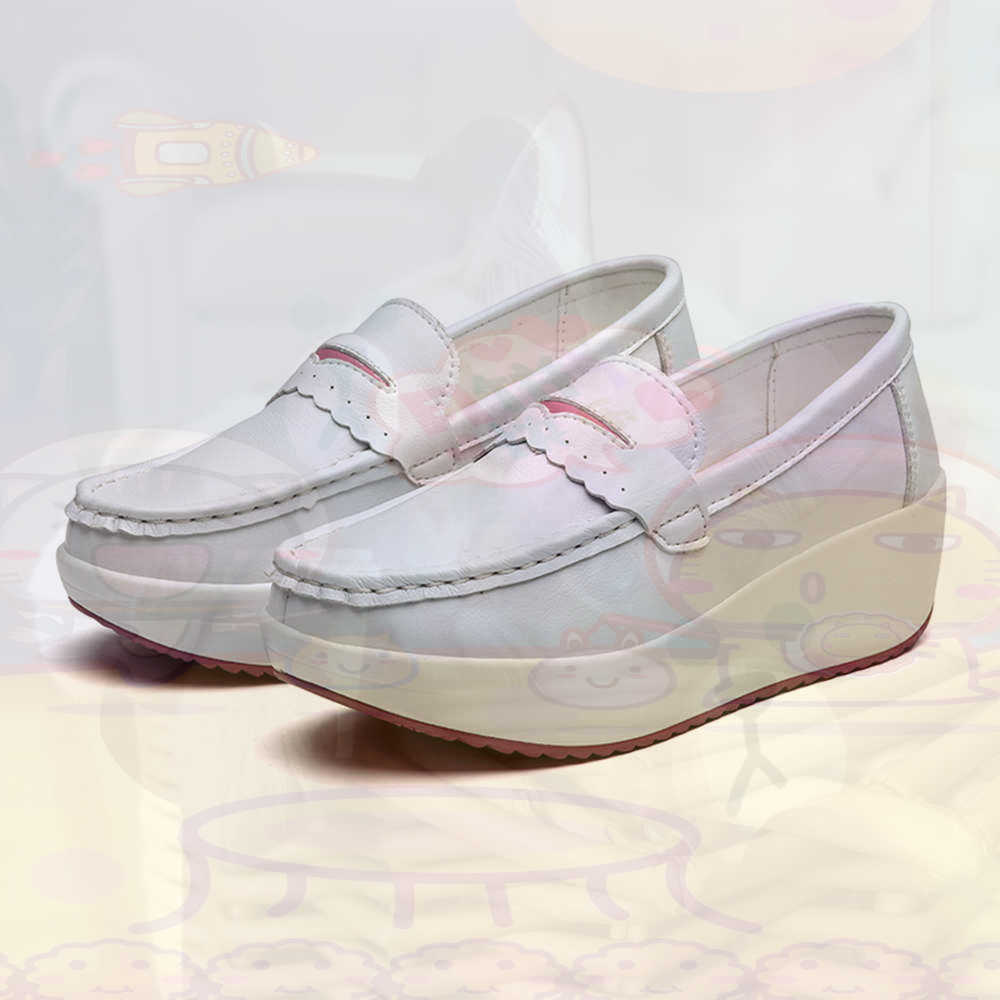 Men'S Formal Wear Big And Tall - Plataform Sepatu Kets Merah Muda Musim