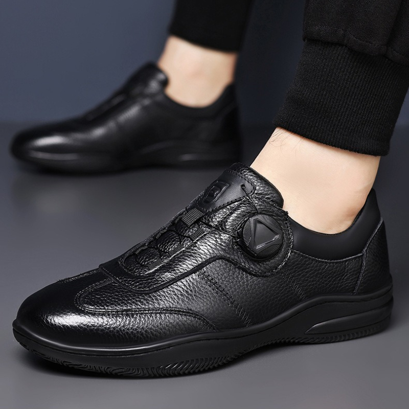 Men Formal Wear With Sneakers - Sepatu Kulit Trendi Sepatu Kasual Pria