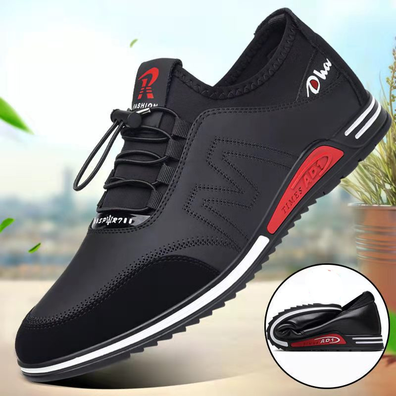 Men Formal Wear With Sneakers - Sepatu pria sol lembut, sepatu pria