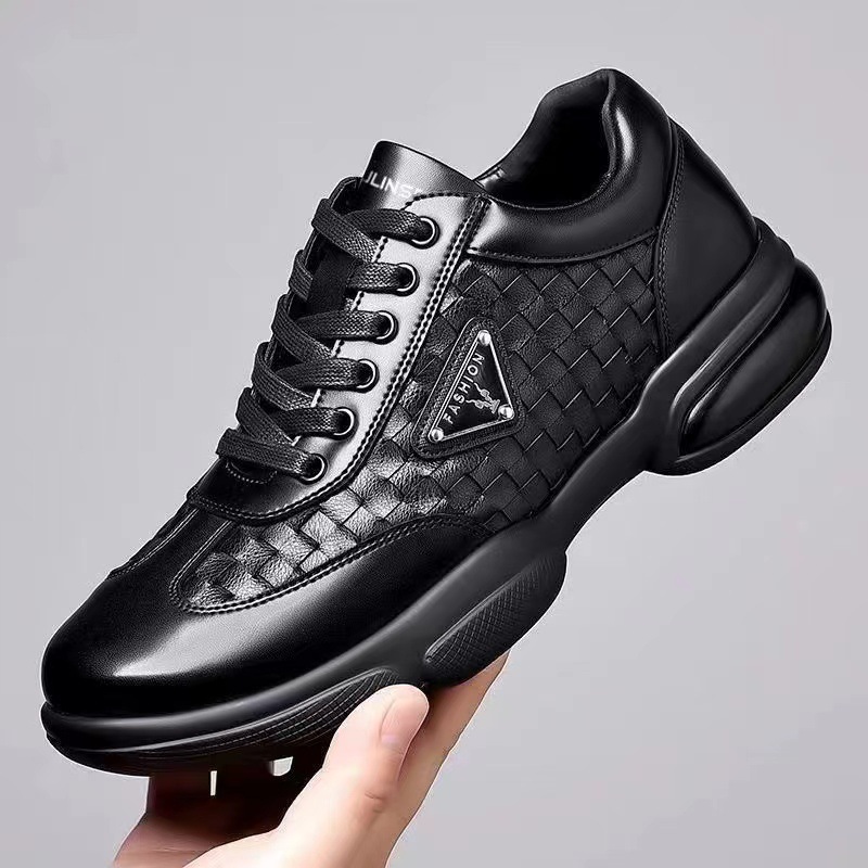 Men Formal Wear With Sneakers - Sepatu Kulit Pria Baru Sepatu Kasual