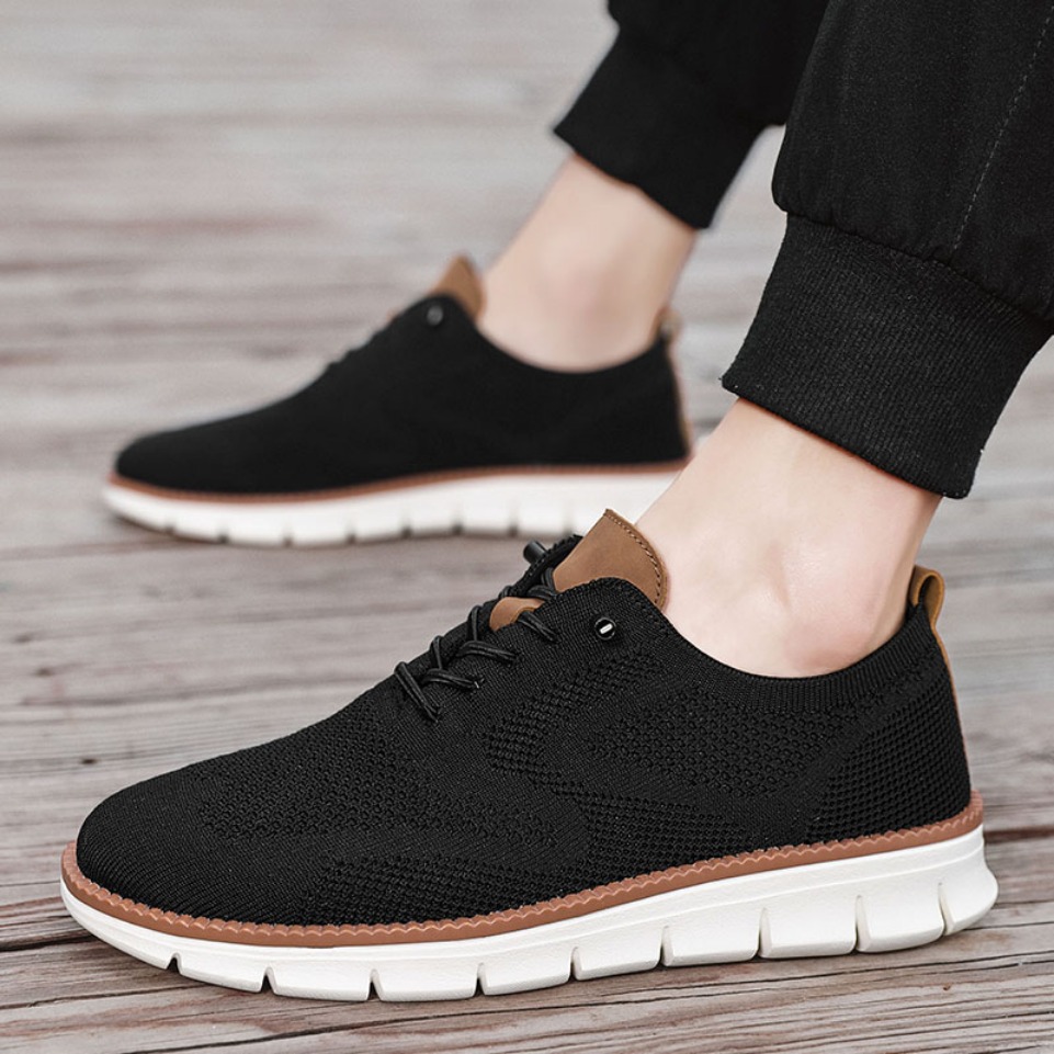 Sepatu Kasual Pria Sepatu Oxfo - Men Formal Wear With Sneakers ulasan dan harga