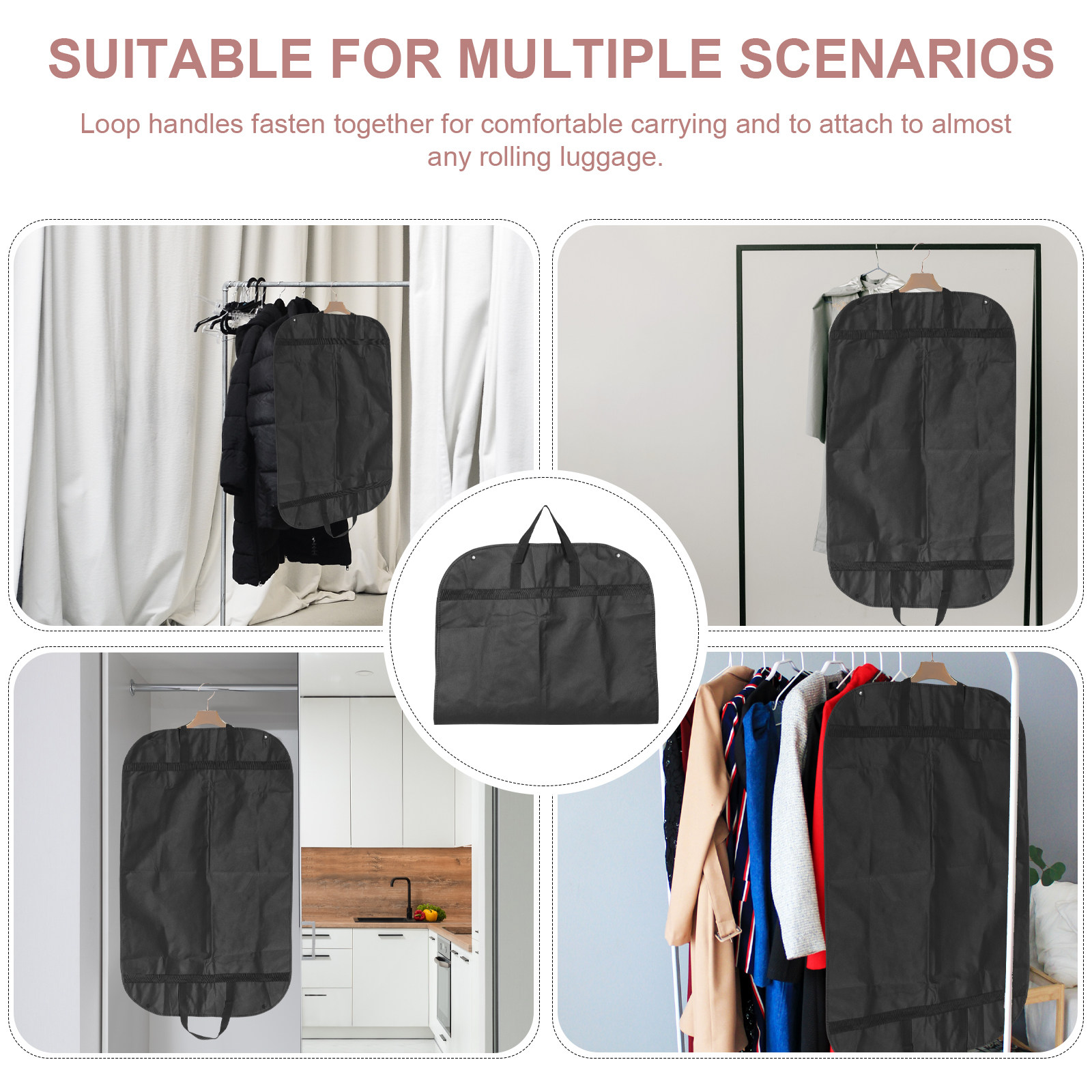 Tas Pakaian 60x100cm Ramah Lin - Men Formal Wear Bag ulasan dan harga