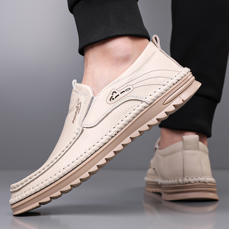 Sepatu Kulit Sapi Asli Lapis P - Men Formal Wear With Sneakers ulasan dan harga