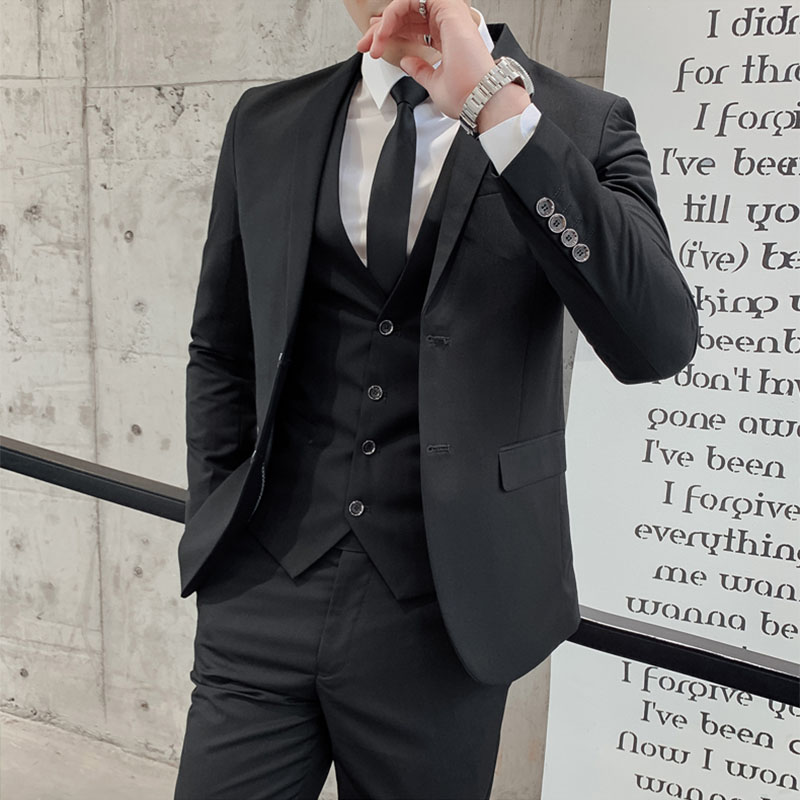 Setelan Jas Pria Tiga Potong u - Men'S Urban Formal Wear ulasan dan harga