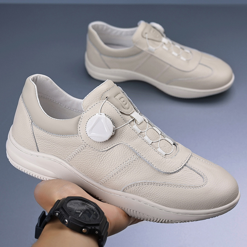 Sepatu Kulit Trendi Sepatu Kas - Men Formal Wear With Sneakers ulasan dan harga