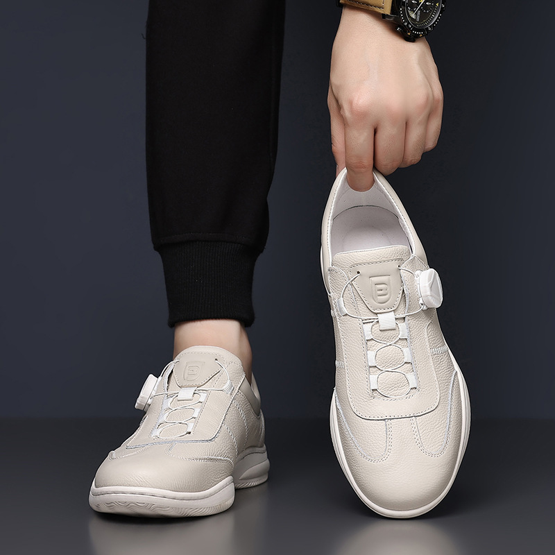 Sepatu Kulit Trendi Sepatu Kas - Men Formal Wear With Sneakers ulasan dan harga