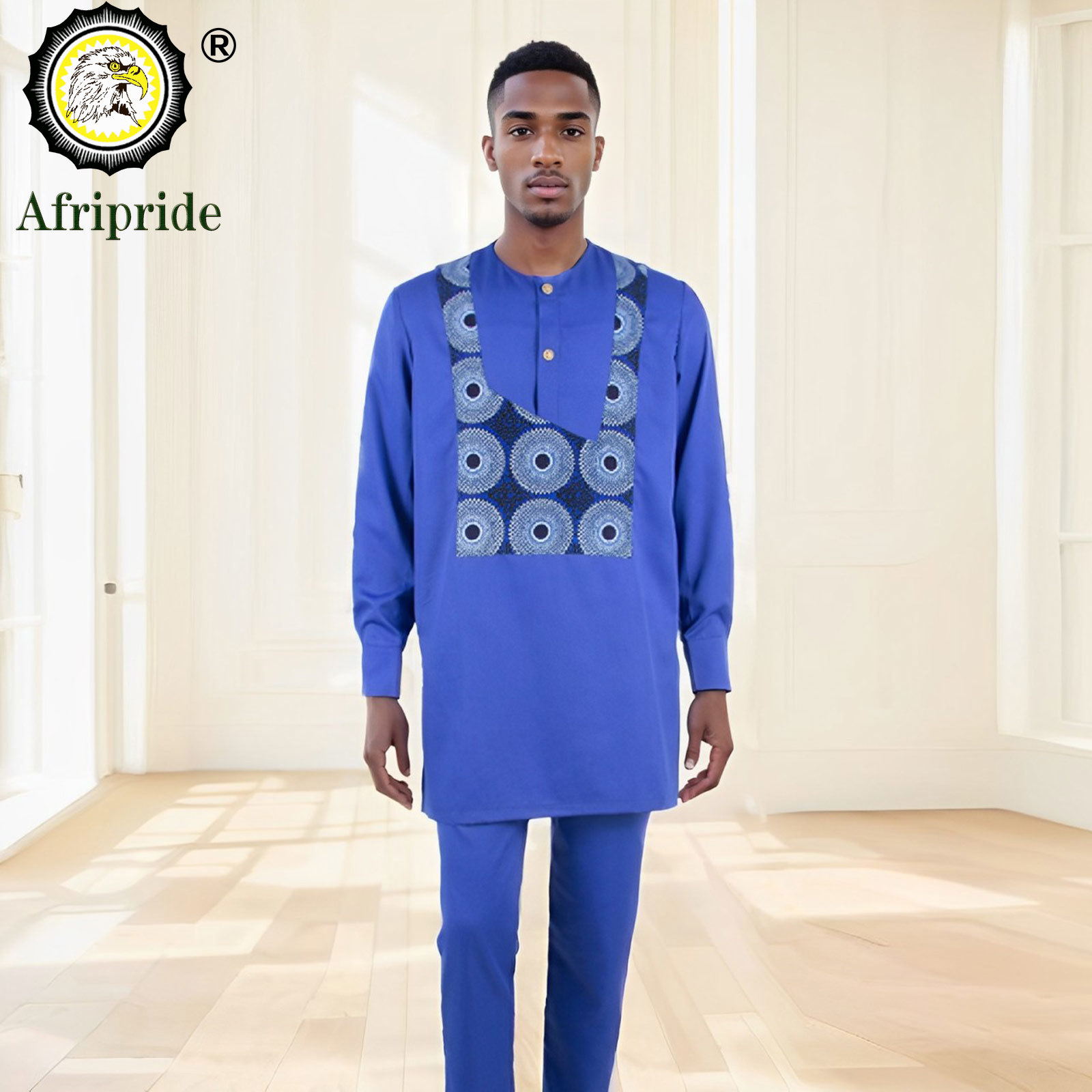Pria Dashiki pakaian Afrika Pl - Men Formal Wear Clothes ulasan dan harga