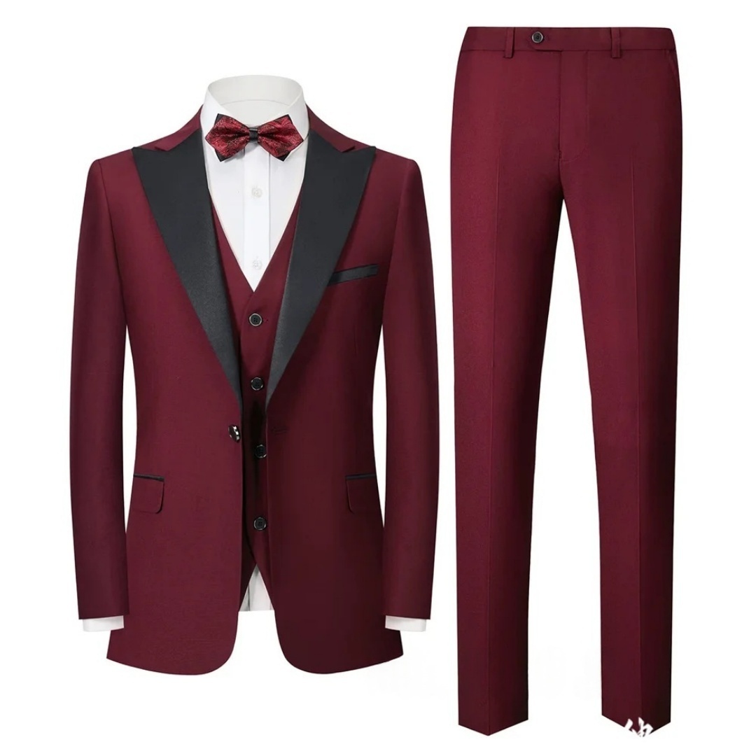 Setelan Jas Tuxedo Pria 3 Poto - Men'S Formal Wear Not Suit ulasan dan harga