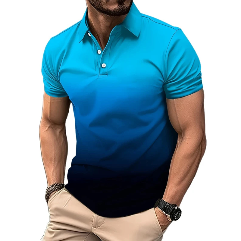Kemeja Polo Pria, Lengan Pende - Men Formal Wear Clothes ulasan dan harga