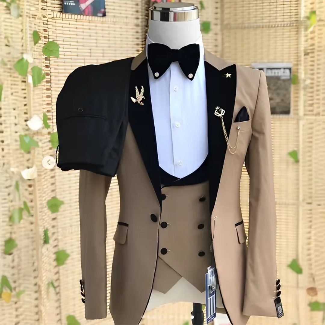 Setelan Jas Tuxedo Pria Slim F - Men'S Formal Wear Not Suit ulasan dan harga
