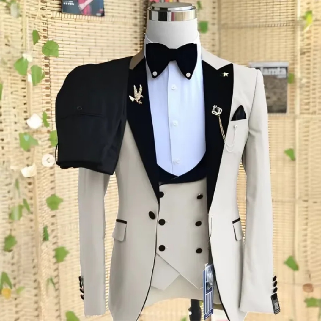 Setelan Jas Tuxedo Pria Slim F - Men'S Formal Wear Not Suit ulasan dan harga