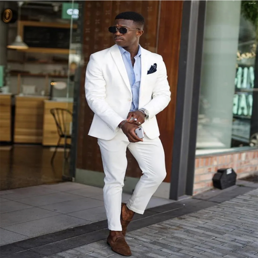 Setelan Jas Formal Pria Putih  - Men'S Formal Wear Not Suit ulasan dan harga