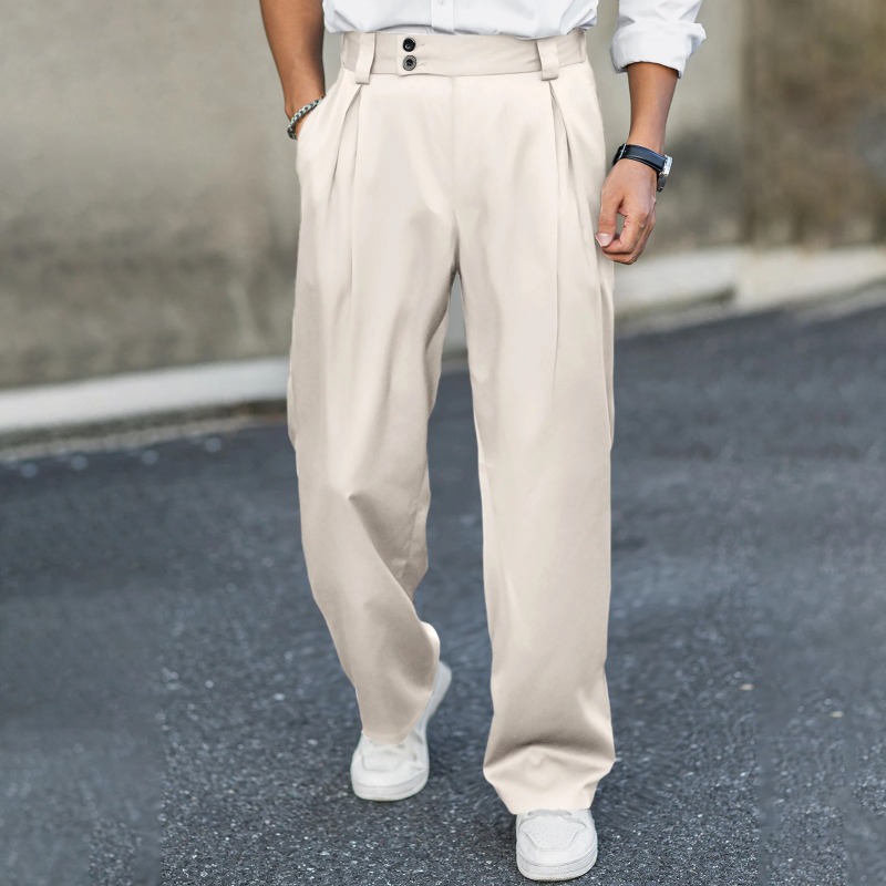Celana Panjang Pria Model Kaki - Dress Pant Flat Front ulasan dan harga