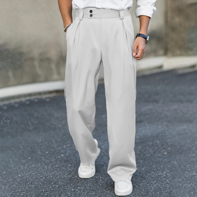 Celana Panjang Pria Model Kaki - Dress Pant Flat Front ulasan dan harga