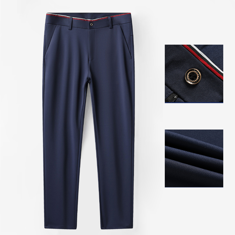 Celana Pria Musim Panas Kasual - Dress Pant Flat Front ulasan dan harga